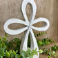 WHITE WASH TABLETOP CROSS