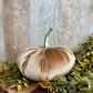 7.5" Velvet Pumpkin