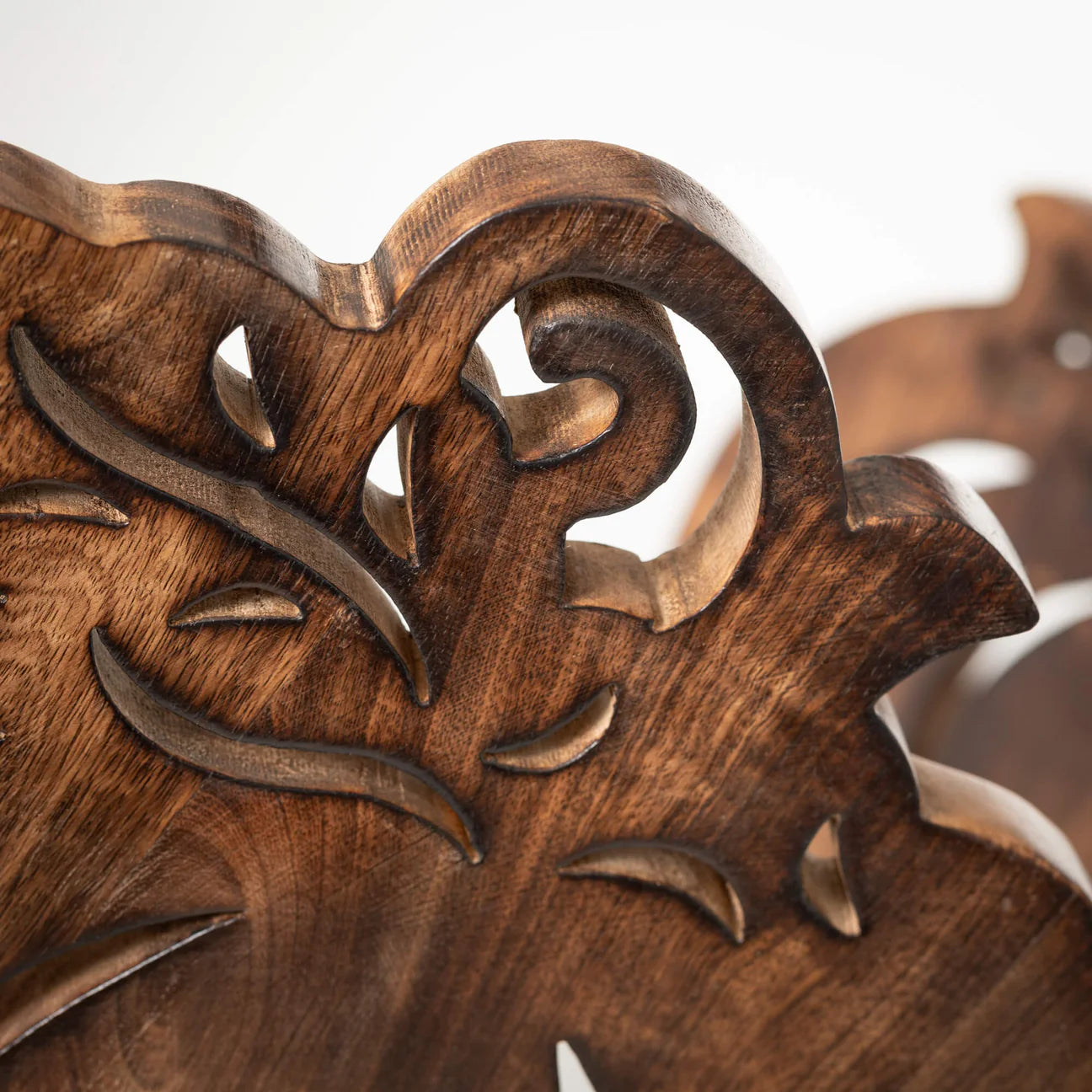 Brown Wooden Pumpkin