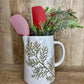 7.5"H EVERGREEN BRANCH PITCHER