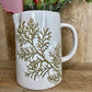 7.5"H EVERGREEN BRANCH PITCHER