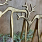 SET/2 GOLD LOOK DOWN REINDEER
