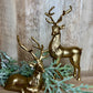 14.5" GOLD BENT LEG STANDING REINDEER