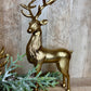 14.5" GOLD BENT LEG STANDING REINDEER