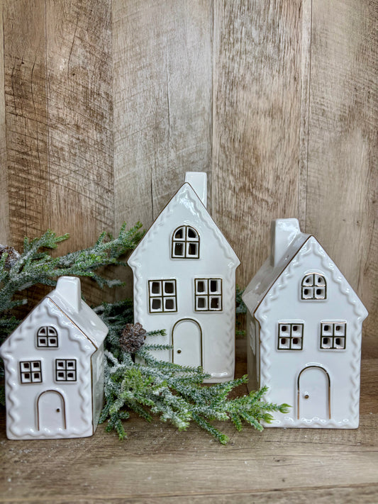 4.5"H LED WHITE HOUSE