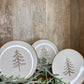 EVERGREEN TREE DESSERT PLATES