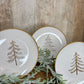 EVERGREEN TREE DESSERT PLATES