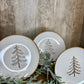 EVERGREEN TREE DESSERT PLATES
