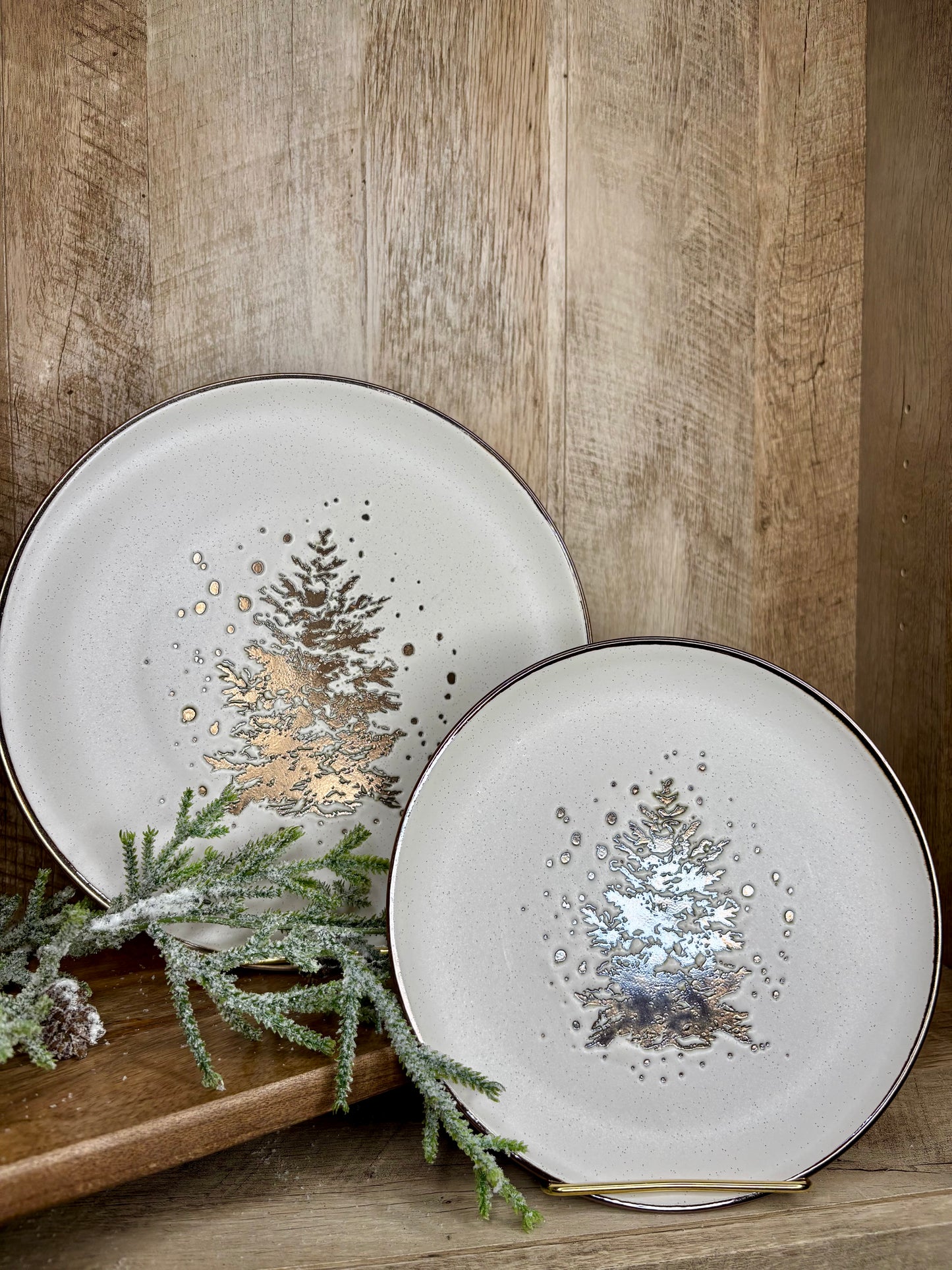 8" METALLIC TREE PLATE