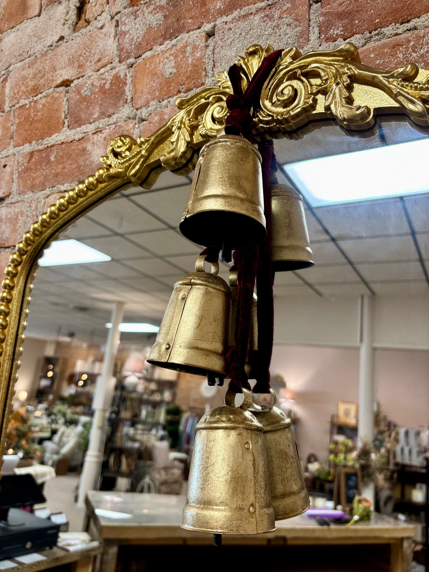 BURNT GOLD 3 BELL HANGER