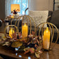 S/3 Distressed Golden Pumpkin