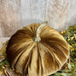 10" Golden Brown Velvet Pumpkin