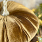 10" Golden Brown Velvet Pumpkin