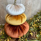 Stacked Velvet Pumpkin