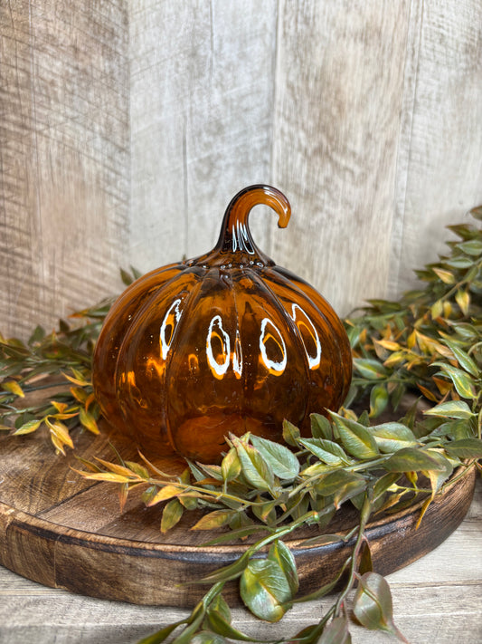 5.5 GLASS PUMPKIN CLOCHE