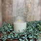 LED BEADED GLASS CANDLE