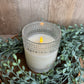 LED BEADED GLASS CANDLE