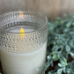 LED BEADED GLASS CANDLE