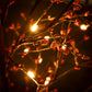 4' Black LED Tree
