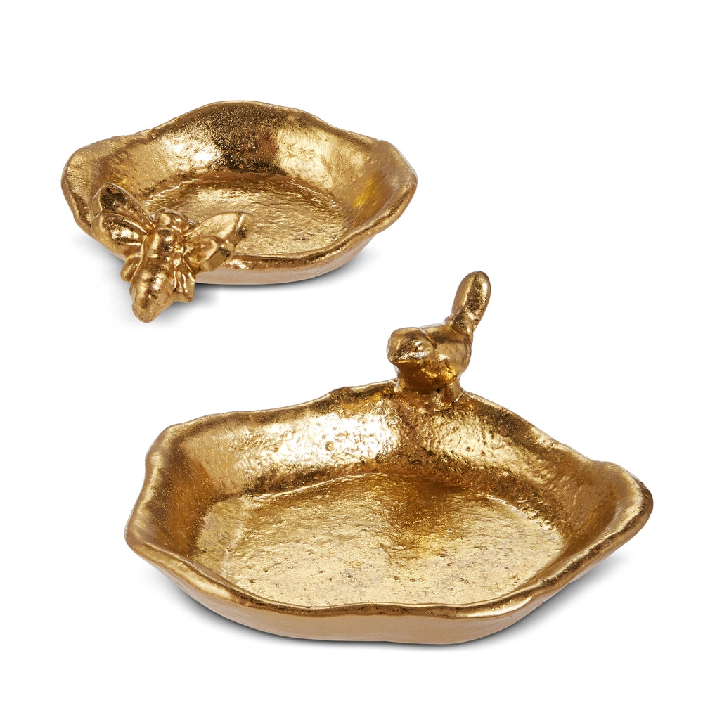 Gold Bee Butterflies on Stand