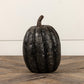 7.5" Black Tall Pumpkin