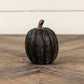 3.75" Black Tall Pumpkin