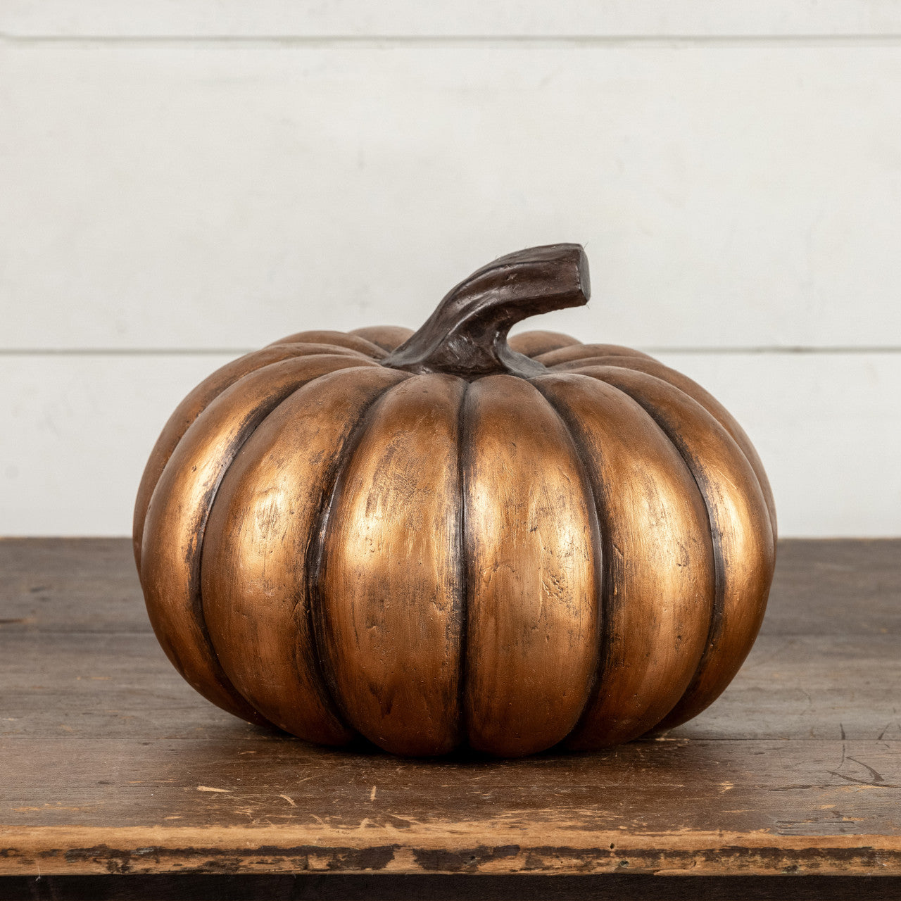 9" Gold Short Pumpkin