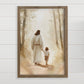 Jesus Walking with Boy