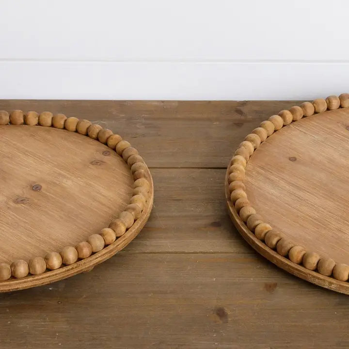 Round Beaded Trays