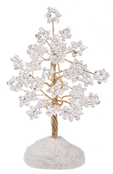Frosted Beaded Tree