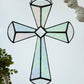 Iridescent Stained Glass Cross