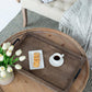 Rustic Beaded Wood Tray