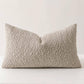 Brown Textured Bouclé-Style 18" Throw Pillow