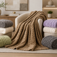 Cable Knit Soft Throw Blanket - 60"x80"