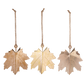 Metallic Maple Leaf Ornament