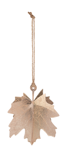 Metallic Maple Leaf Ornament