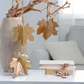 Metallic Maple Leaf Ornament