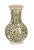 Green Botanical Pattern Vase
