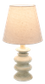Ivory Accent Lamp