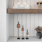 Vintage Inspired Iron Bell Stands Shelf Styling