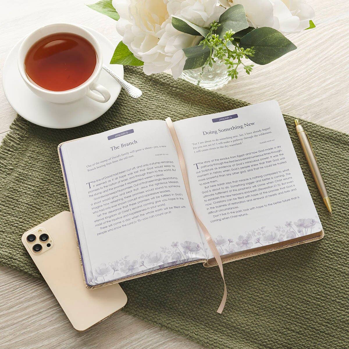 Devotional Quiet Time with God for Women Faux Leather