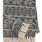 Black and Natural Throw
