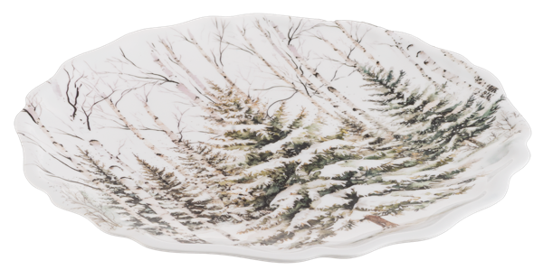 Winter Forest Dinner Plate