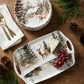 Winter Stag & Cabin Plate