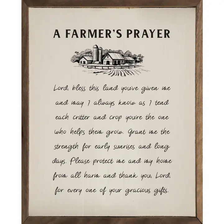 A Farmer's Prayer