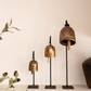 Vintage Inspired Iron Bell Stands Shelf Styling
