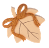 Leaves w/ Bow