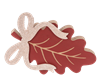 Leaves w/ Bow