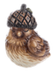 Acorn Hat Bird Figurines