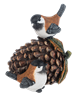 Acorn + Pinecone Bird